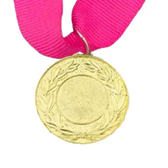 MED9 | Gold Medal 38mm X 25mm Recess