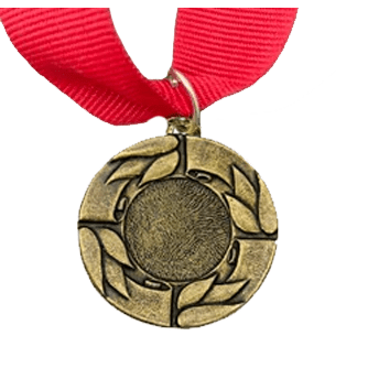 MED8 | Bronze Medal 38mm X 25mm Recess