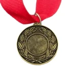 MED9 | Bronze Medal 38mm X 25mm Recess - Red