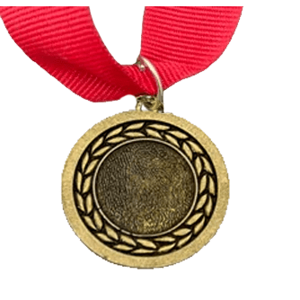 MED10 | Bronze Medal 38mm X 25mm Recess