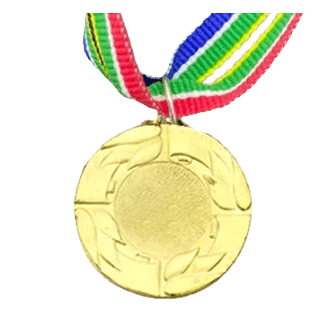 MED8 | Gold Medal 38mm X 25mm Recess