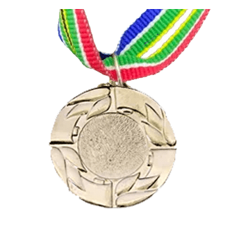 MED8 | Silver Medal 38mm X 25mm Recess