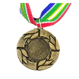 MED8 | Bronze Medal 38mm X 25mm Recess