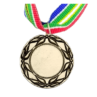 MED5 | Bronze Medal 38mm X 25mm Recess