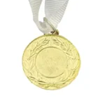 MED9 | Gold Medal 38mm X 25mm Recess - White