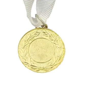 MED9 | Gold Medal 38mm X 25mm Recess