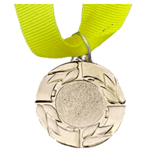MED8 | Silver Medal 38mm X 25mm Recess